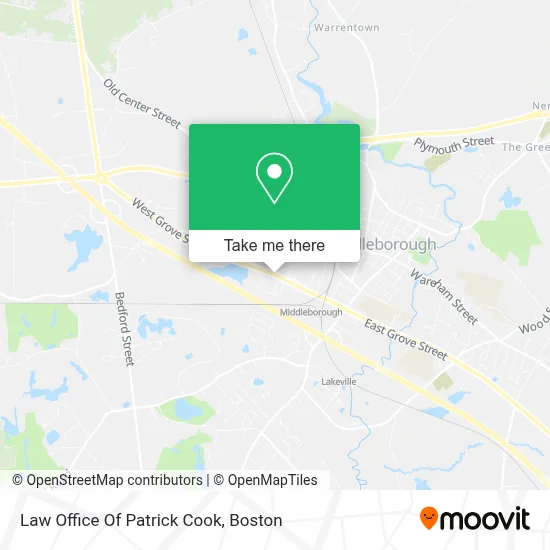 Law Office Of Patrick Cook map