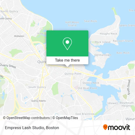 Empress Lash Studio map