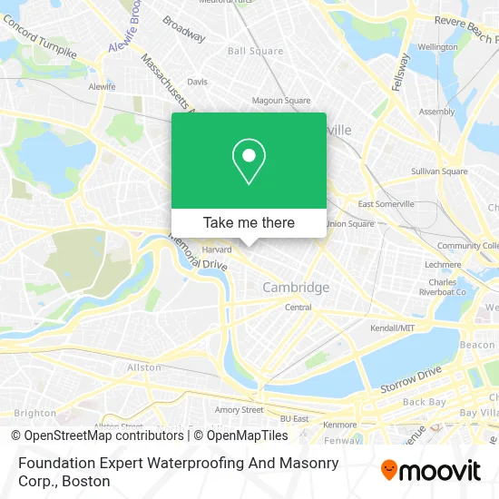 Foundation Expert Waterproofing And Masonry Corp. map