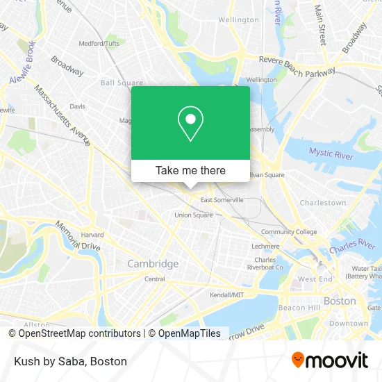 Kush by Saba map