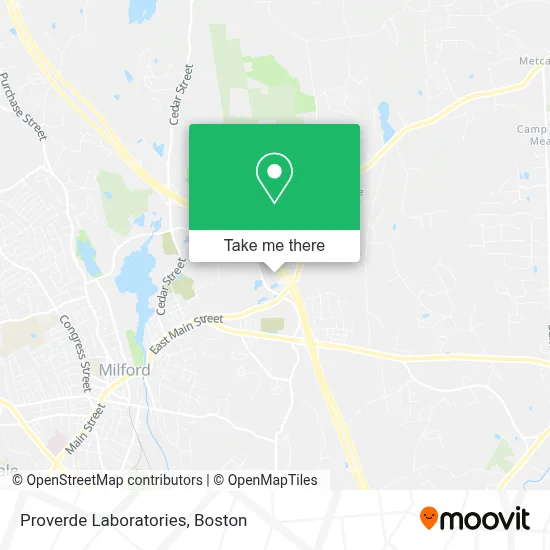Proverde Laboratories map