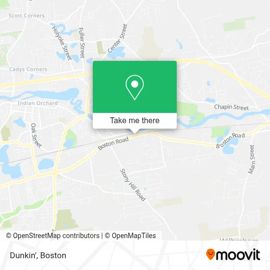 Dunkin' map
