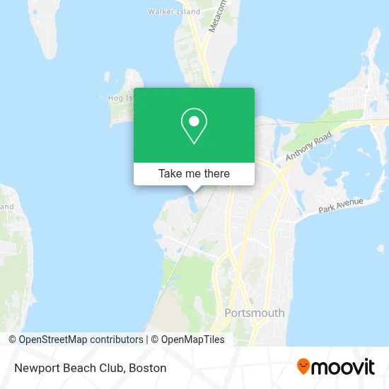 Newport Beach Club map