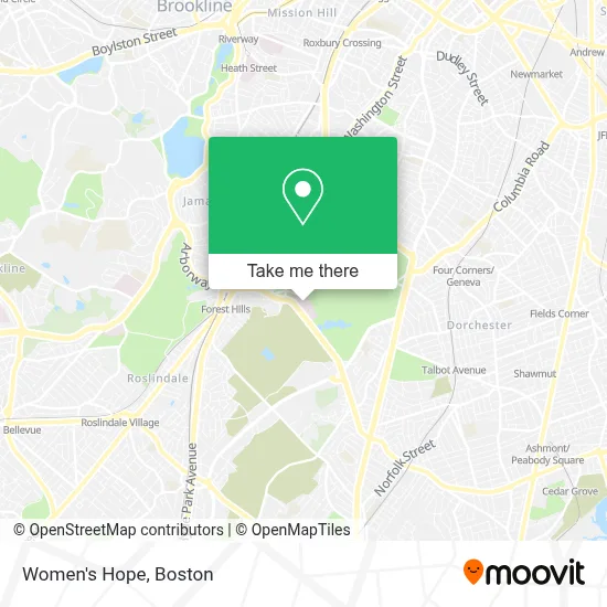 Women's Hope map