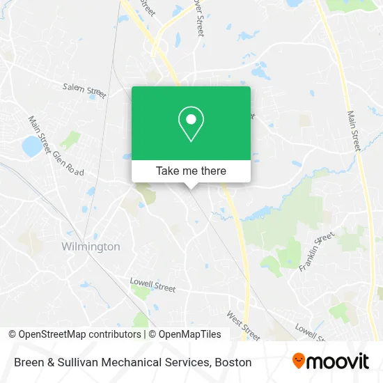 Breen & Sullivan Mechanical Services map