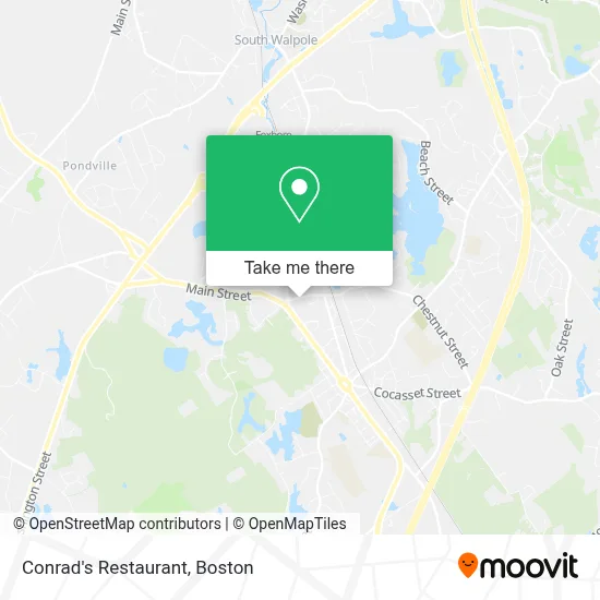 Conrad's Restaurant map