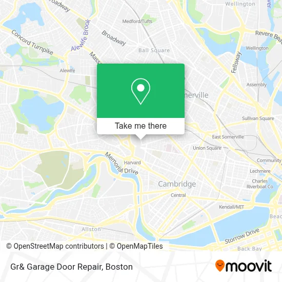 Gr& Garage Door Repair map