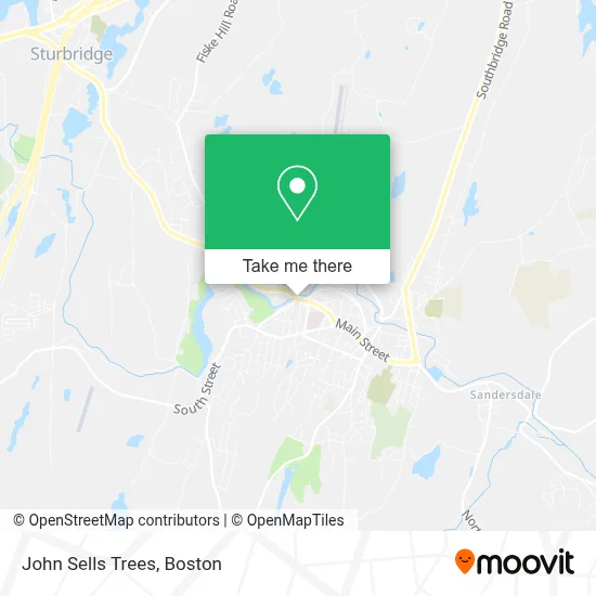 John Sells Trees map