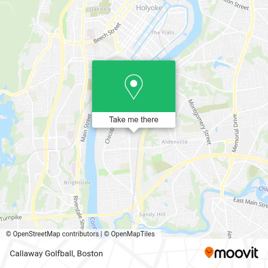 Callaway Golfball map