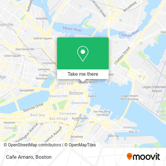 Cafe Amaro map