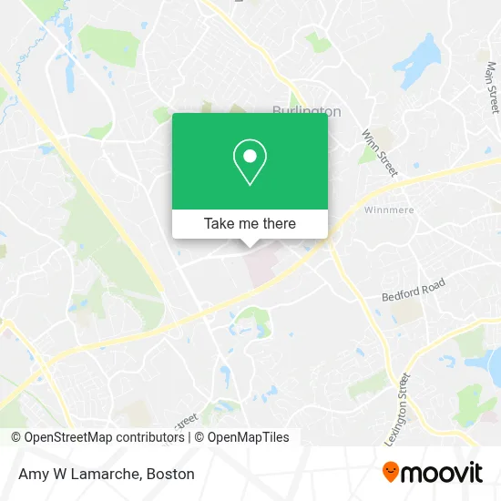 Amy W Lamarche map