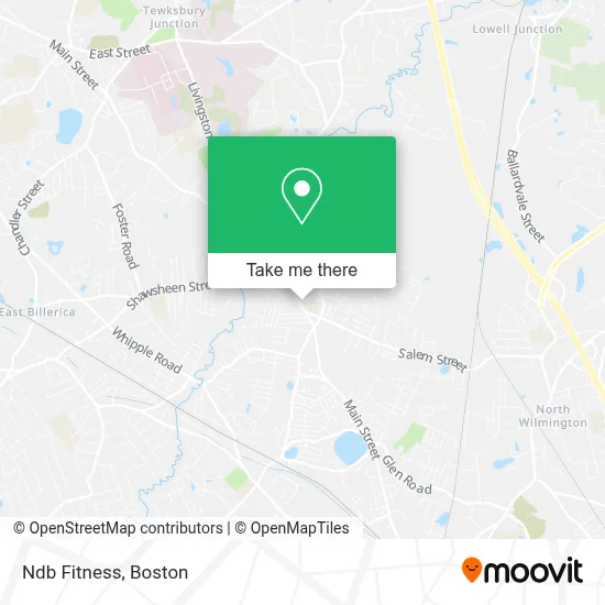 Ndb Fitness map
