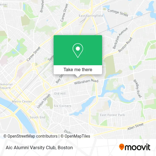 Aic Alumni Varsity Club map