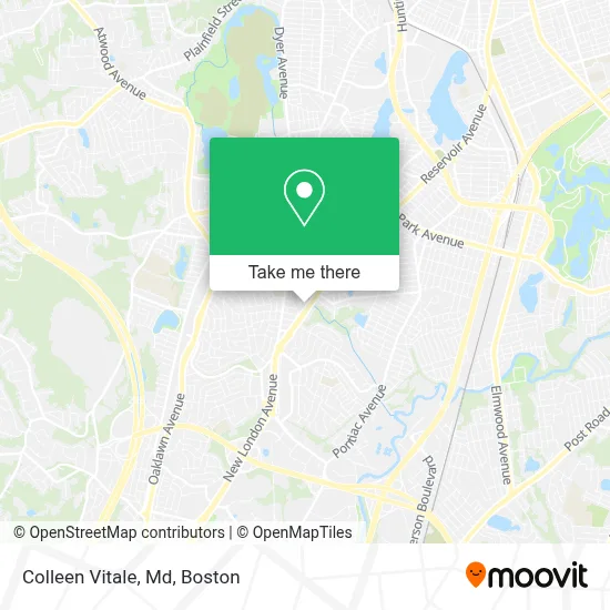 Colleen Vitale, Md map