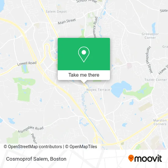 Cosmoprof Salem map
