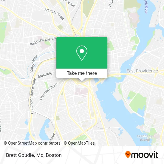 Brett Goudie, Md map