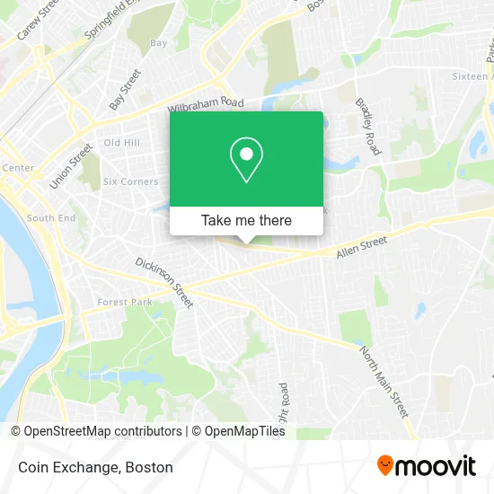 Coin Exchange map