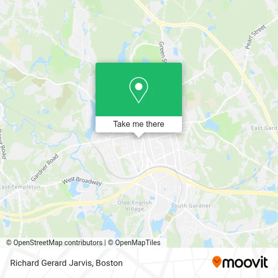 Richard Gerard Jarvis map
