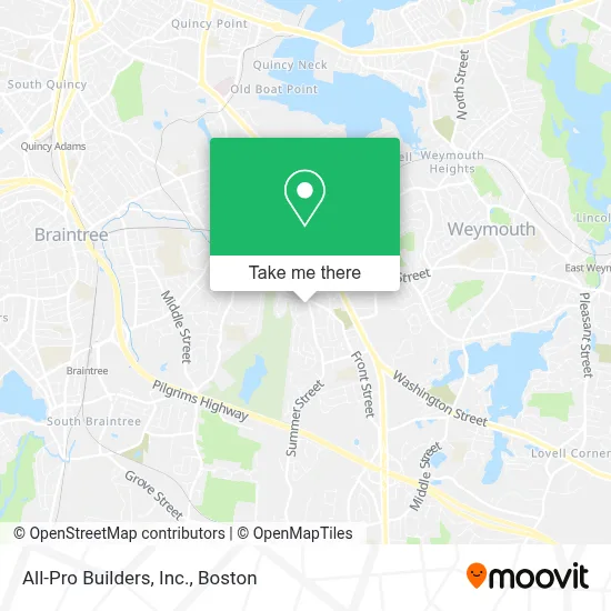 All-Pro Builders, Inc. map
