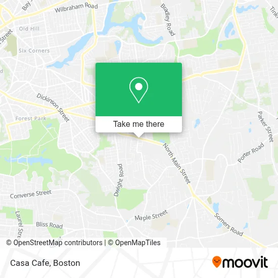 Casa Cafe map