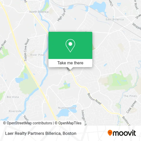 Laer Realty Partners Billerica map