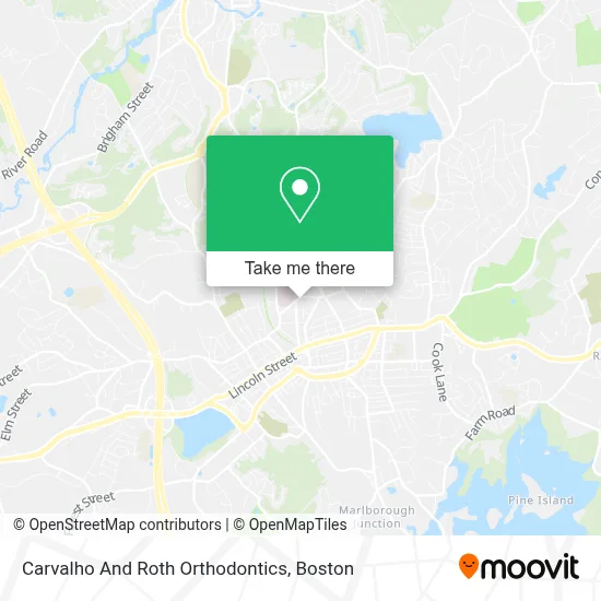 Carvalho And Roth Orthodontics map