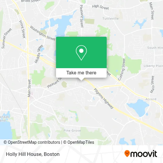 Holly Hill House map
