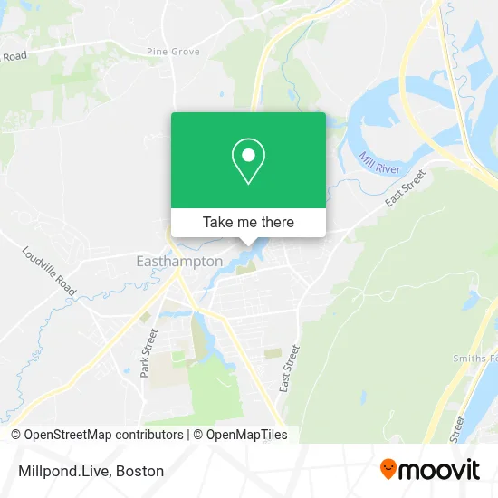 Millpond.Live map