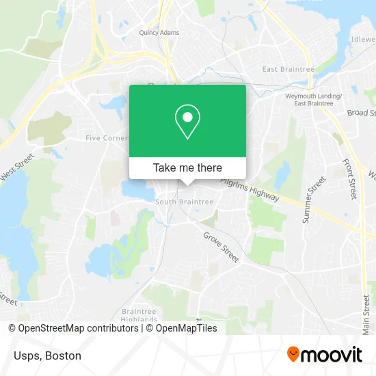 Usps map