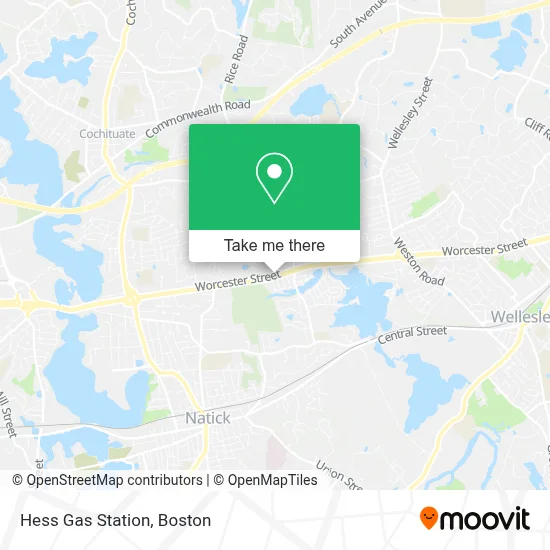 Hess Gas Station map