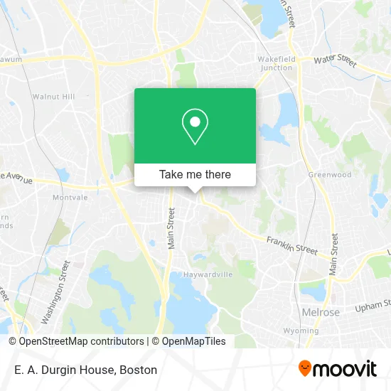 E. A. Durgin House map
