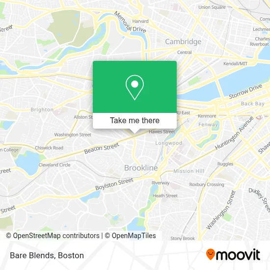 Bare Blends map