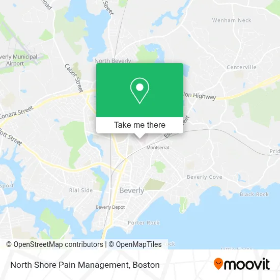 North Shore Pain Management map