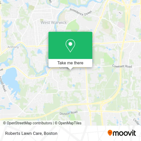Roberts Lawn Care map