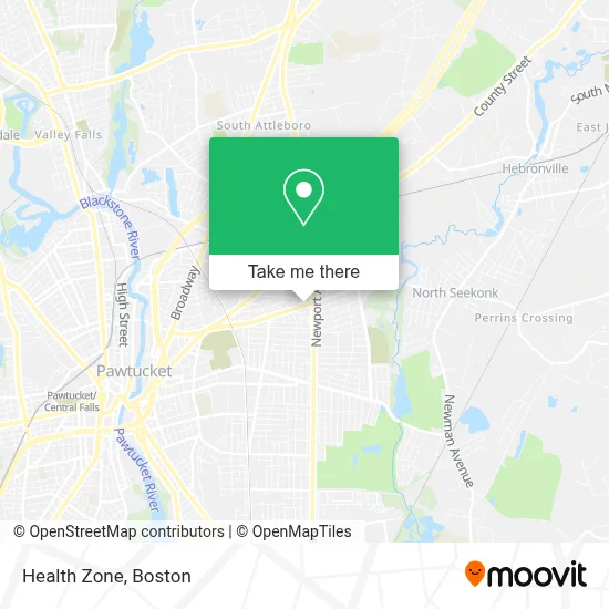 Health Zone map