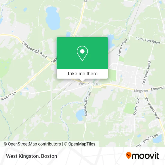 West Kingston map