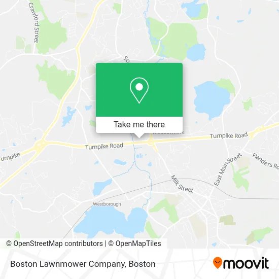 Boston Lawnmower Company map