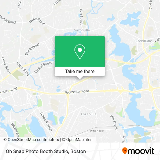 Oh Snap Photo Booth Studio map