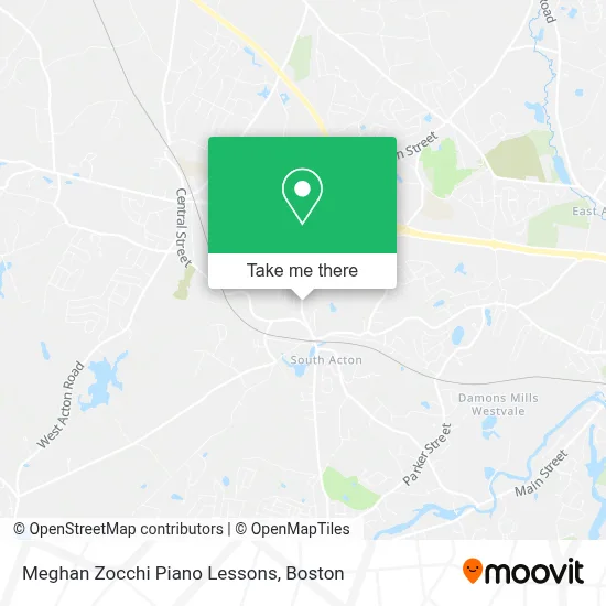 Meghan Zocchi Piano Lessons map