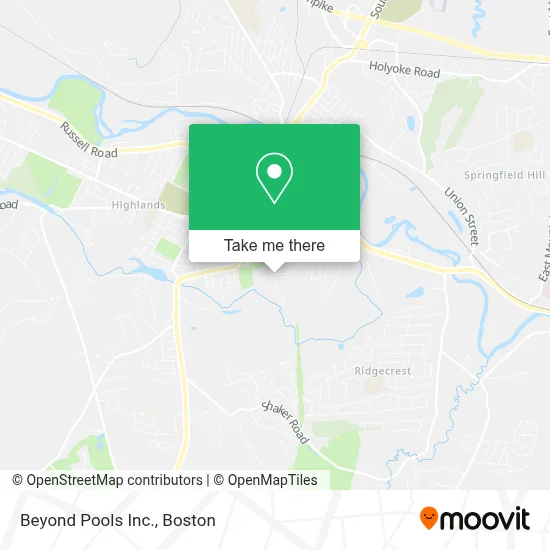 Beyond Pools Inc. map