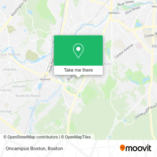 Oncampus Boston map