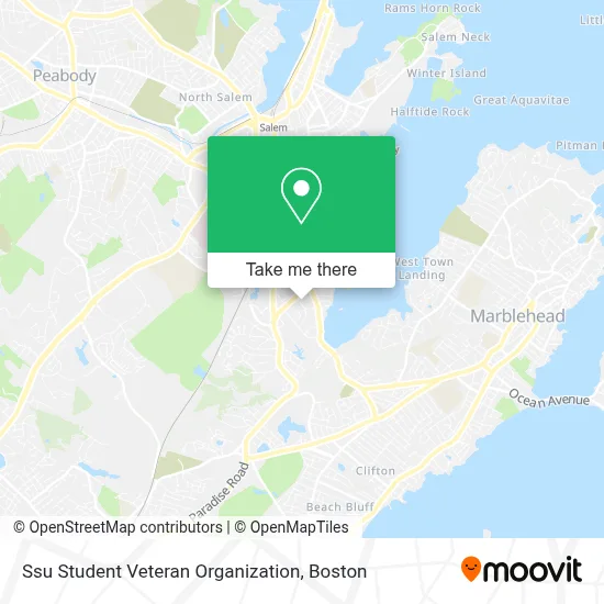 Ssu Student Veteran Organization map