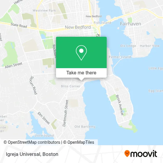 Igreja Universal map