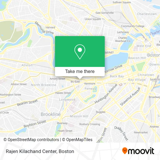 Rajen Kilachand Center map
