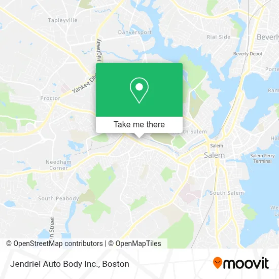 Jendriel Auto Body Inc. map