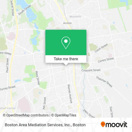 Boston Area Mediation Services, Inc. map