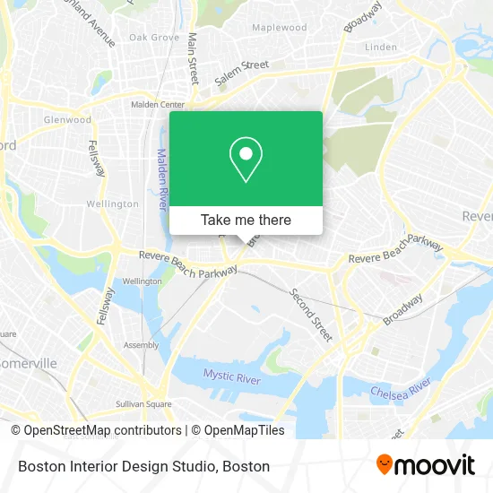 Boston Interior Design Studio map