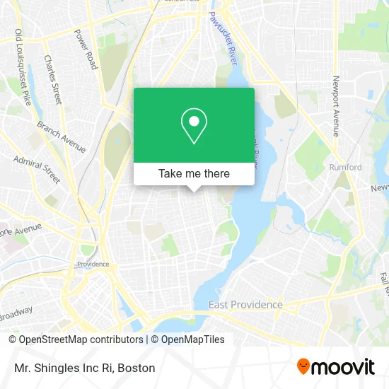 Mr. Shingles Inc Ri map