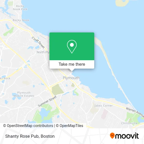 Shanty Rose Pub map