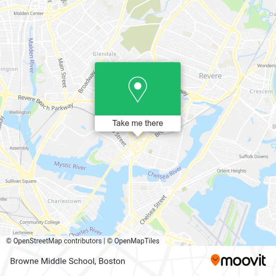 Browne Middle School map